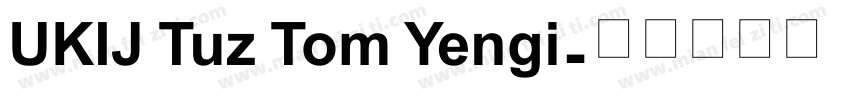 UKIJ Tuz Tom Yengi字体转换